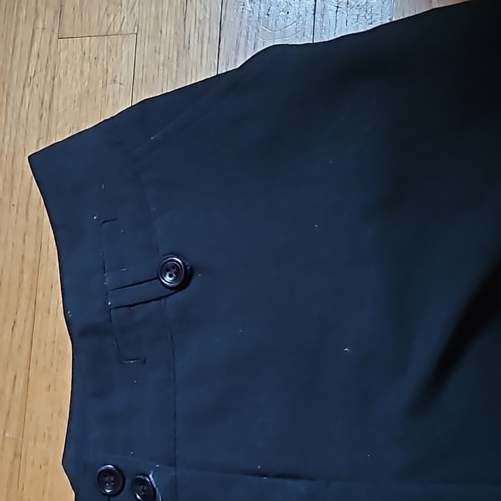1/2 PRICE🔻Dress Barn Size 10P Flair Legged Bell Bottom Black Dress Pants - Picture 7 of 10